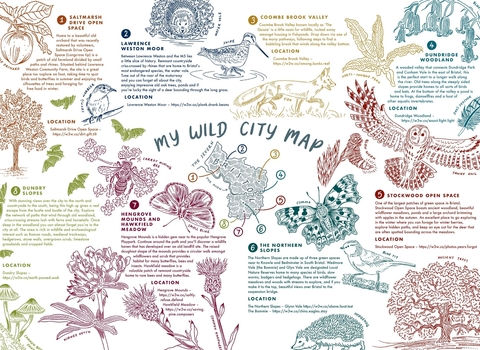 My Wild City Map by Persephone Coelho