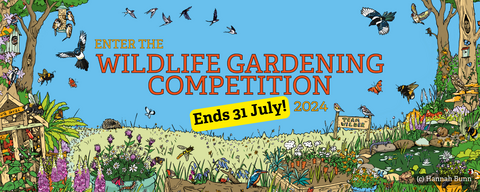Wildlife gardening competition webpage banner ends 31 July 3