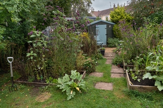 Individual Helen Alloush raised beds