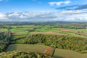 Wick Farm, the site of the future Lower Chew Forest