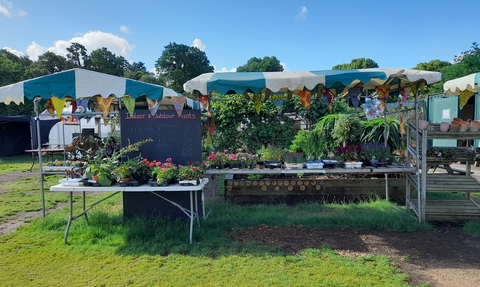 Redcatch Community Garden plant stands