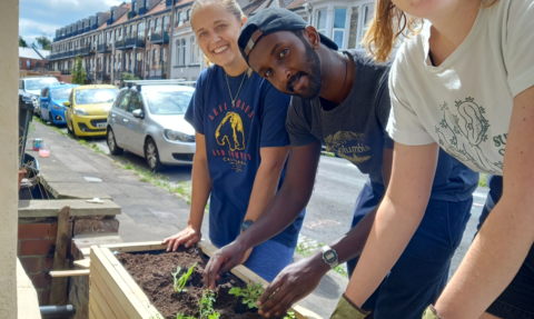 Camerton Road Wild Roads 2024 BS5 planter residents