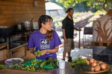 The food growing cafe at Grow Wilder