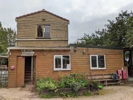 Outside the classroom at Grow Wilder